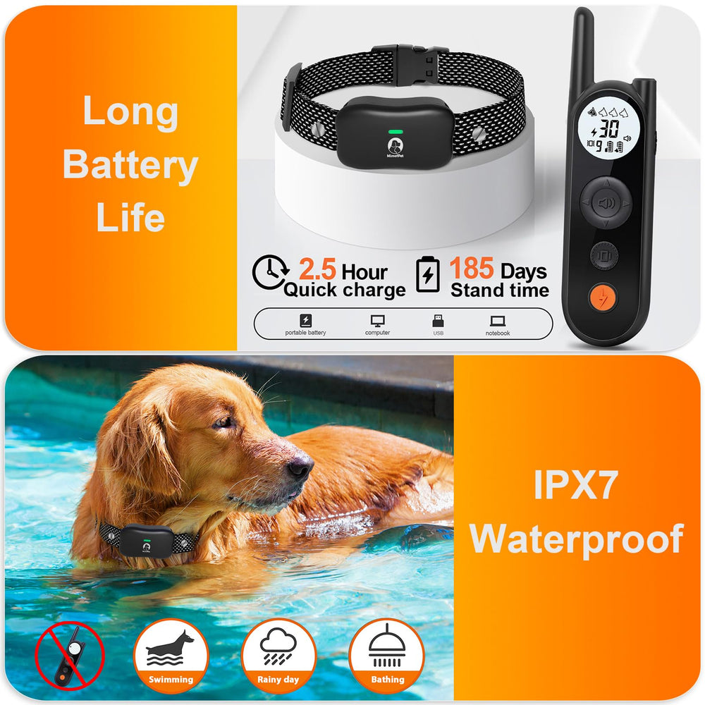 MIMOFPET remote with LED flashlight supports night training sessions