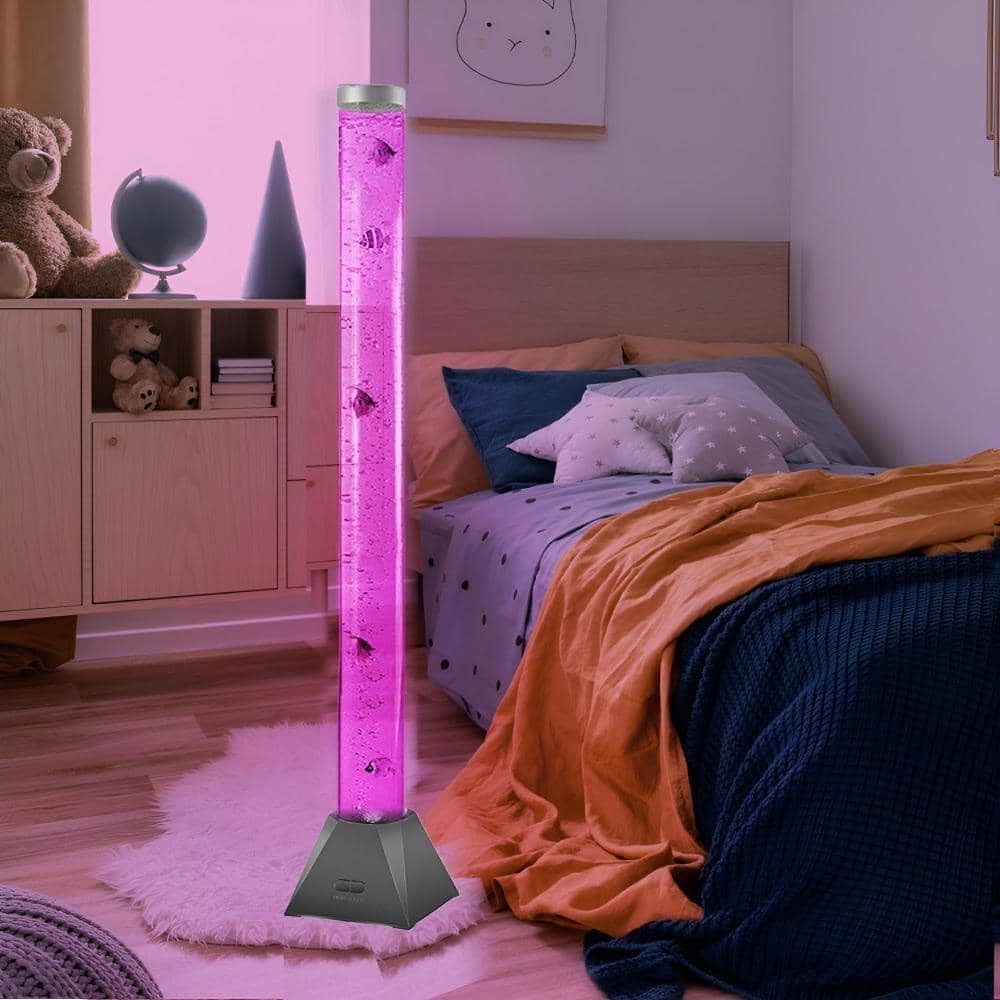 Mindiverse bubble tube in living room or waiting area enhances ambience and focus.