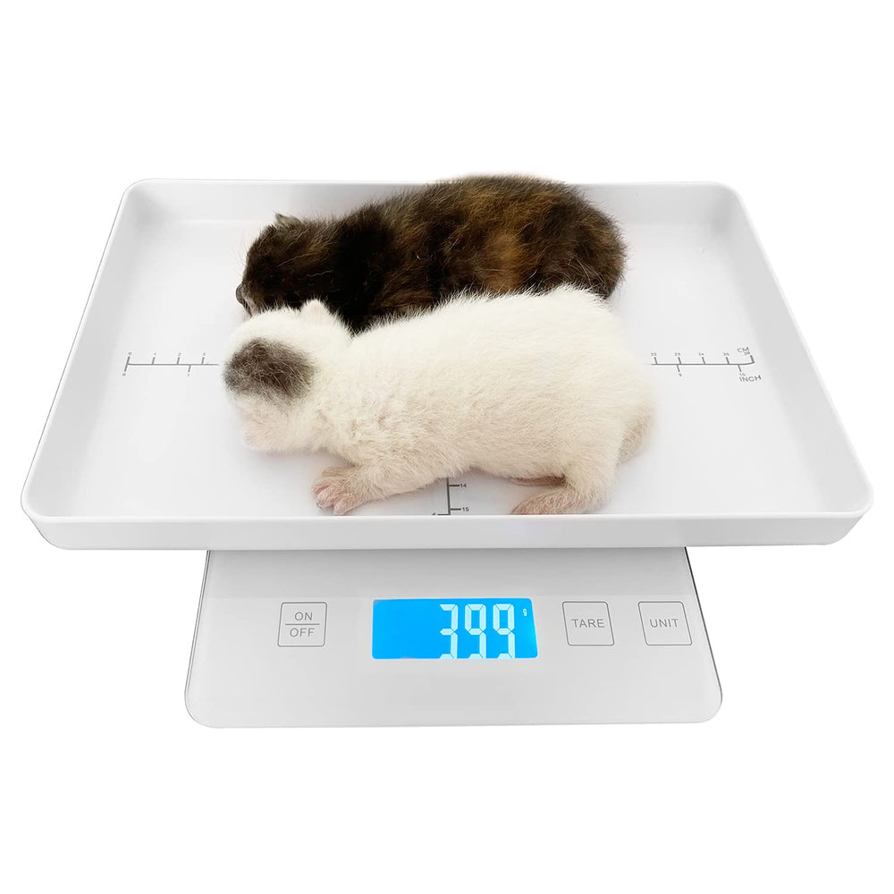 MINDPET-MED digital pet scale front view for precise newborn-pet weight measurement.