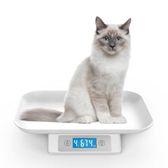 MINDPET-MED digital pet scale tray setup for quick, accurate small-pet weighing.