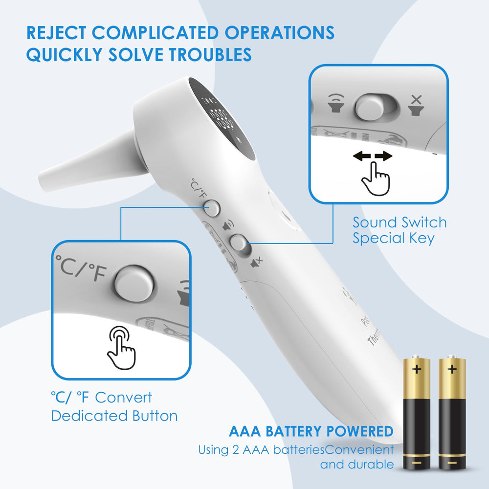 Mindpet-med one-second-reading provides rapid temperature insight.