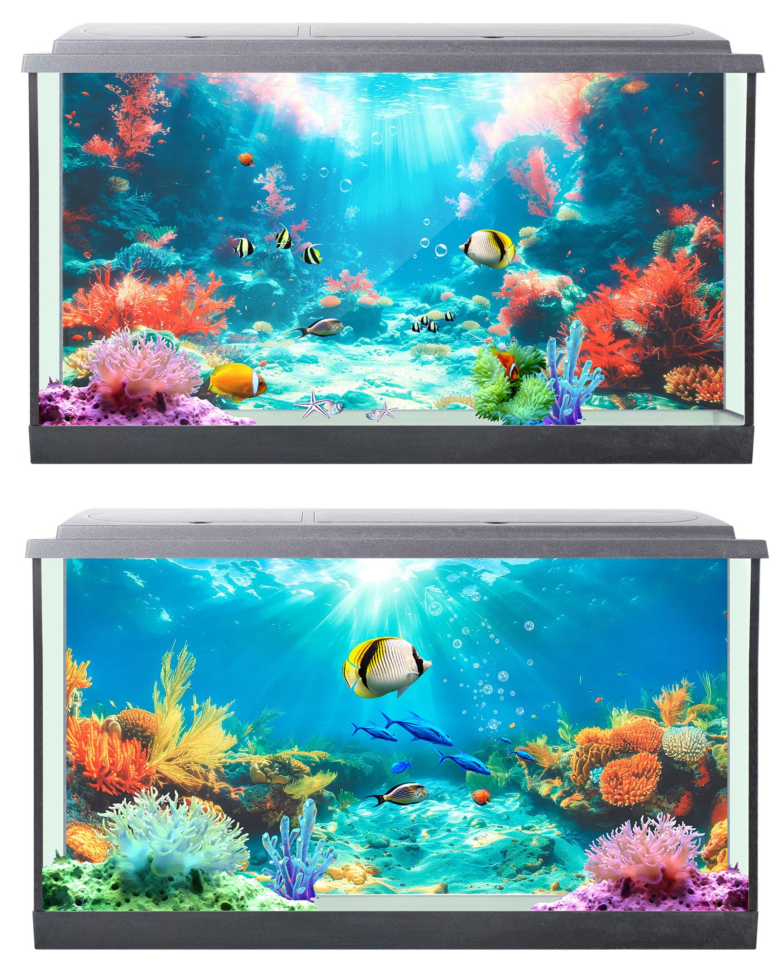 Mindsoft 30x18-backdrop fits standard tanks with flexible trimming options.