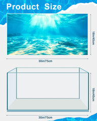 Mindsoft sunny-shoal backdrop brightens the tank and showcases active fish.