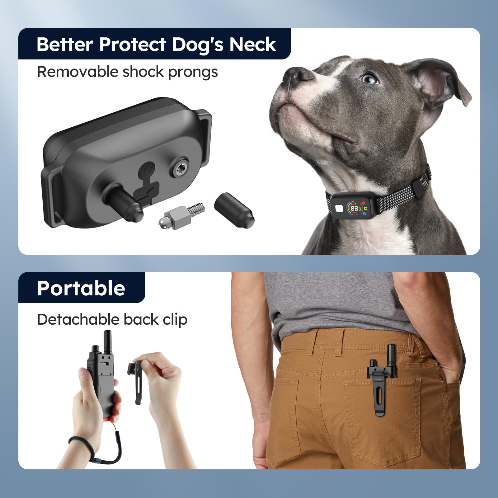 Ming Yun multi-dog system supports training up to three collars