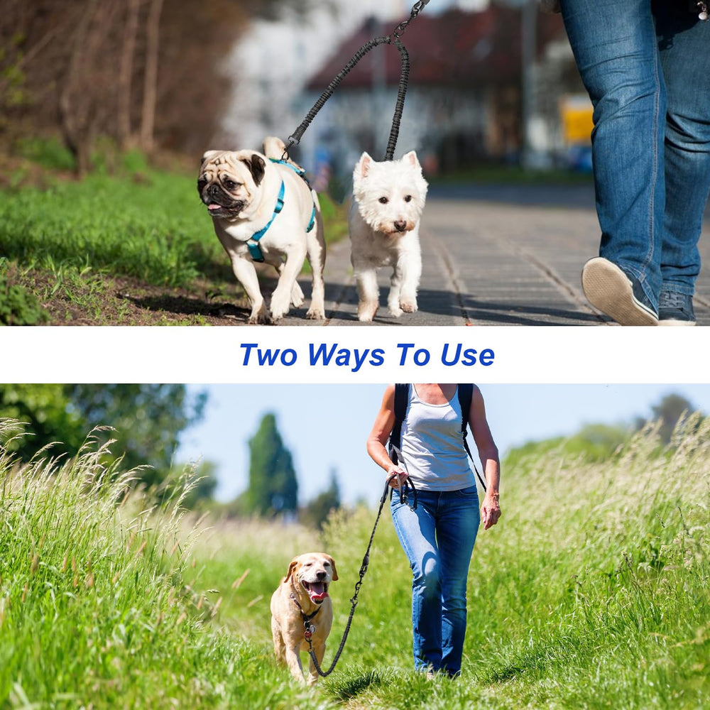 MingXpets leash supporting dogs from 18 to 120 pounds for versatile use.