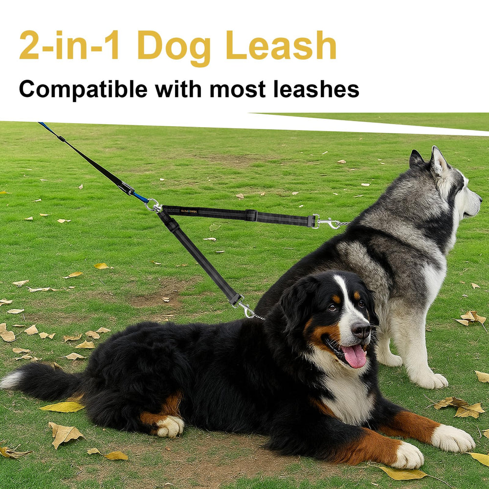 MingXpets MingXpet adjustable-length dual leash fits various dogs