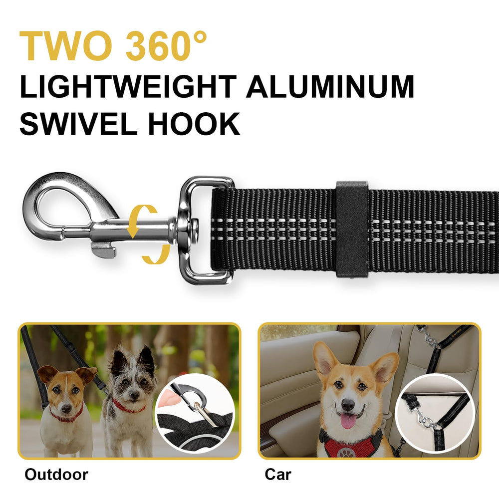 MingXpets MingXpet double leash enables control of two dogs simultaneously
