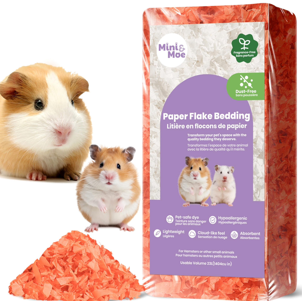 Mini-Moe guinea-pigs bedding dust-free closeup showing soft texture and clean air.