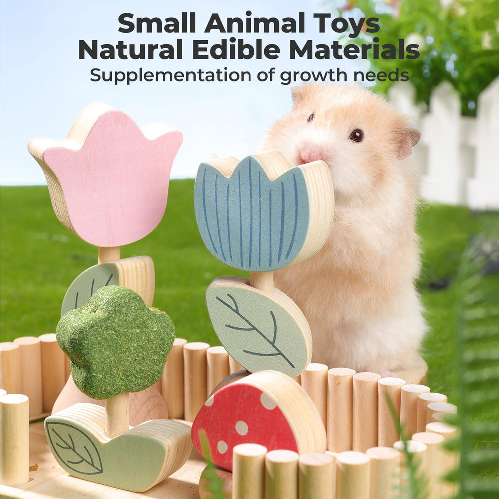 mini&moe interactive garden design invites exploration and reduces boredom for indoor small pets.