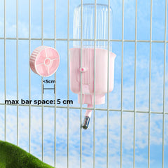 mini&moe anti-spill clip and flat body stabilize inside and outside cages.