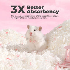 mini&moe hamster bedding absorbent for quick moisture absorption and dry bedding