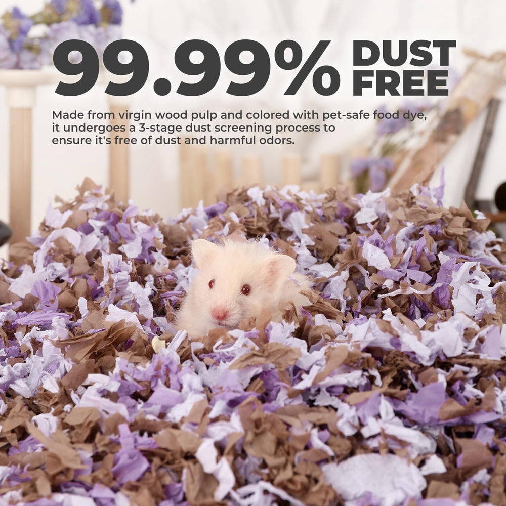 mini&moe hamster bedding fluffy-support for comfortable burrowing and warmth