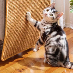 minni-goods cat scratch board durable natural sisal surface ideal for furniture protection.