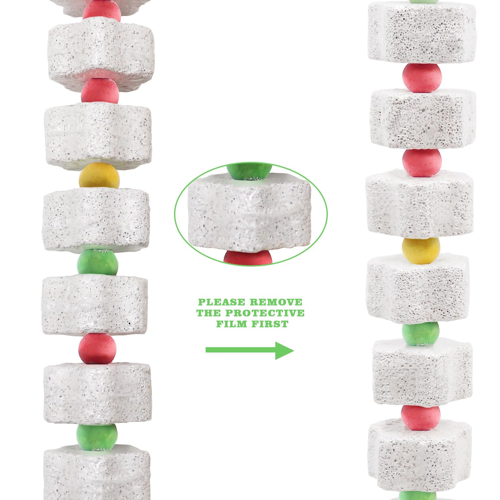 MinrzPet bird beak grinding stone ready for safe chewing