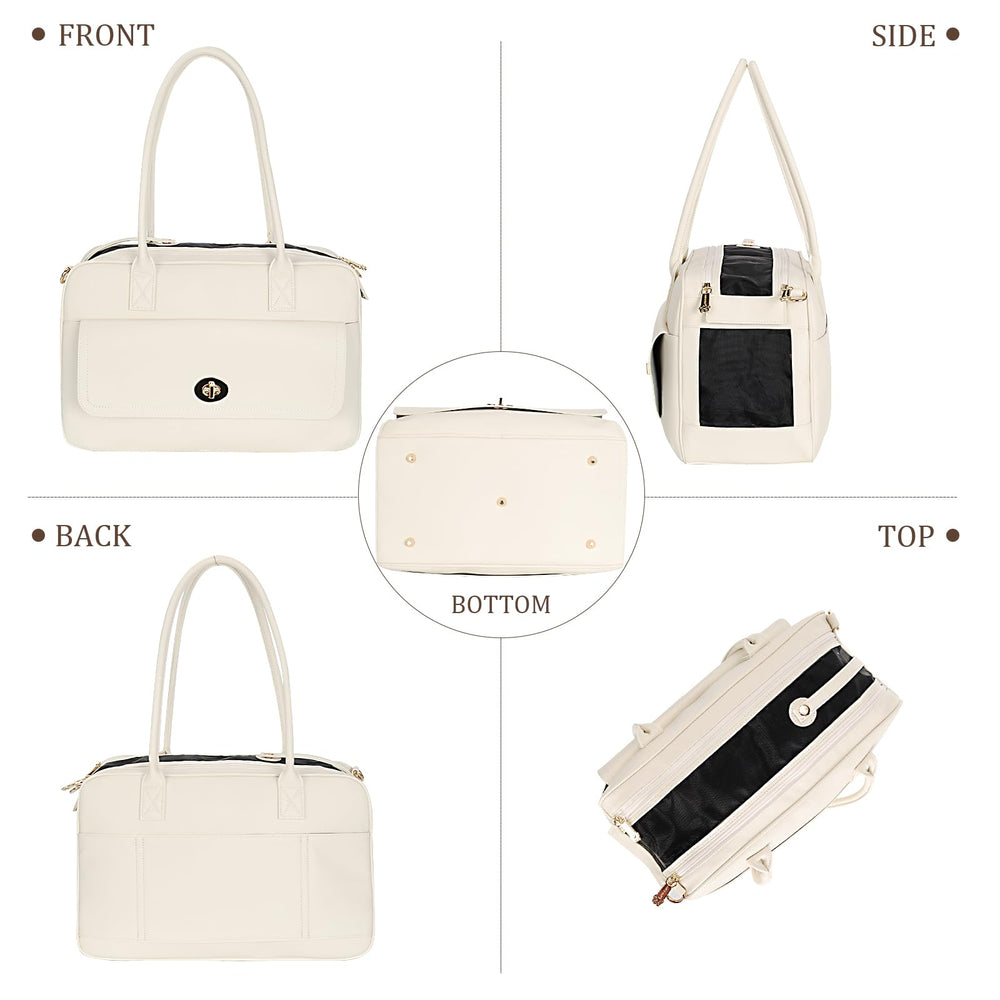 Minsong carrier front pocket for treats and toys on the go