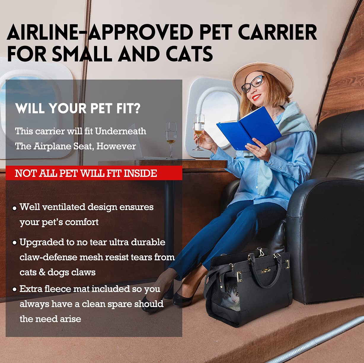 Minsong small pet carrier dimensions help you choose the right fit.