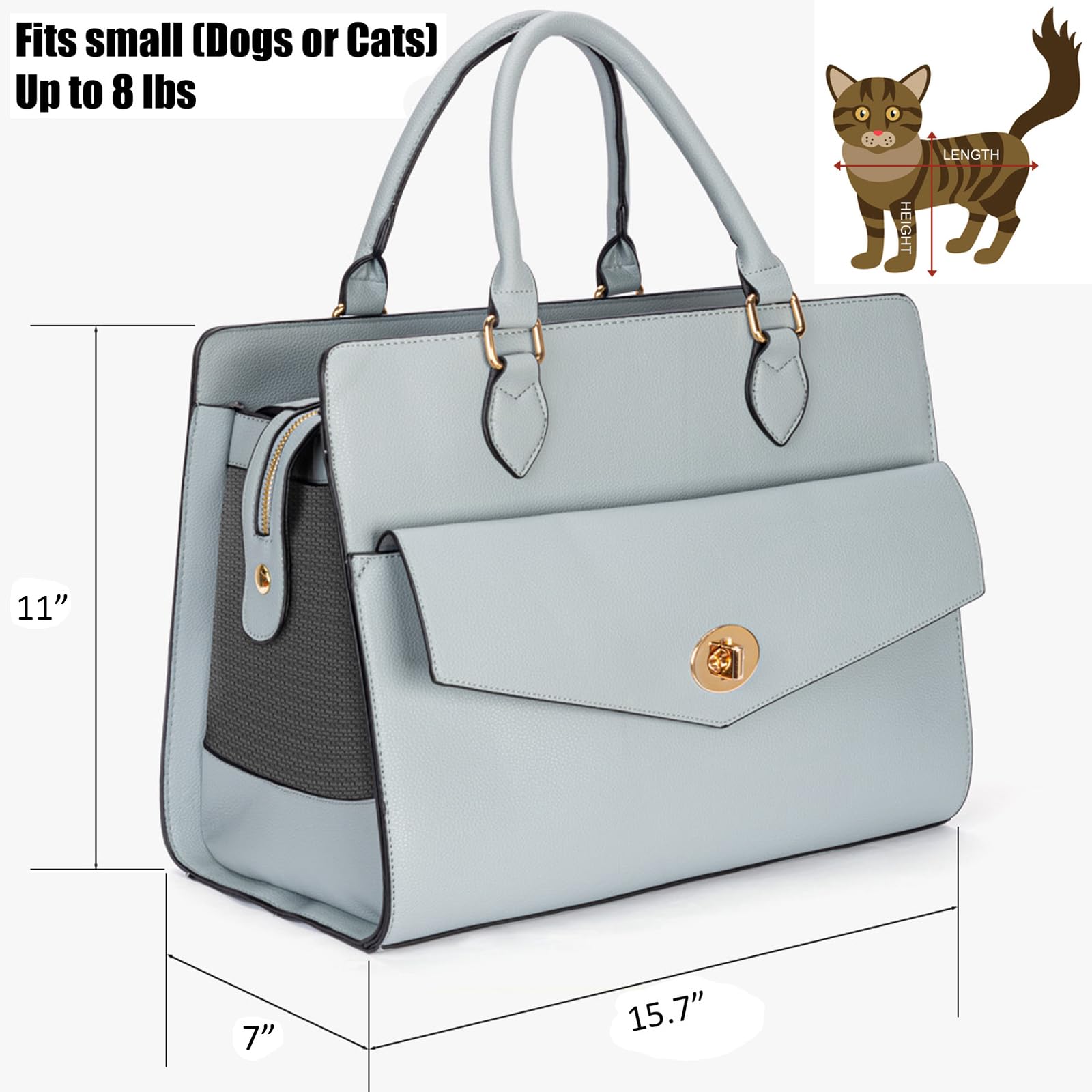 Minsong pet carrier purse ventilation mesh: airflow for pet comfort during travel