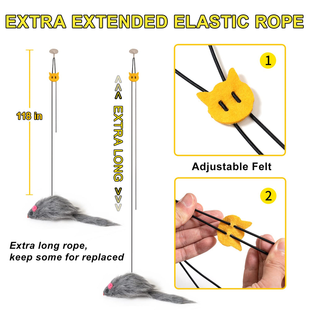 MintCat retractable-mouse-toy captures hunting action for engaged kitties.