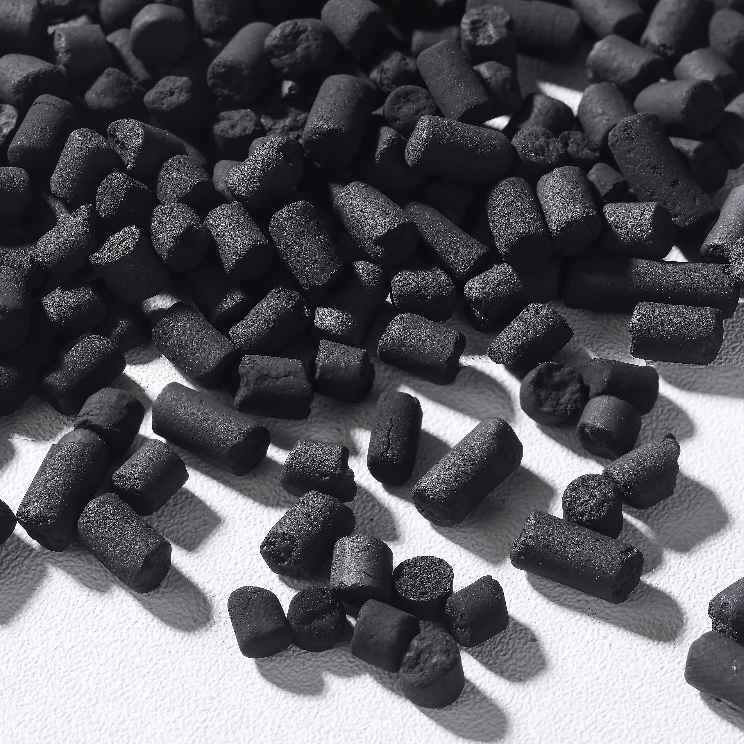 Minxue bamboo charcoal pellets in mesh bag for aquarium filtration and odor control