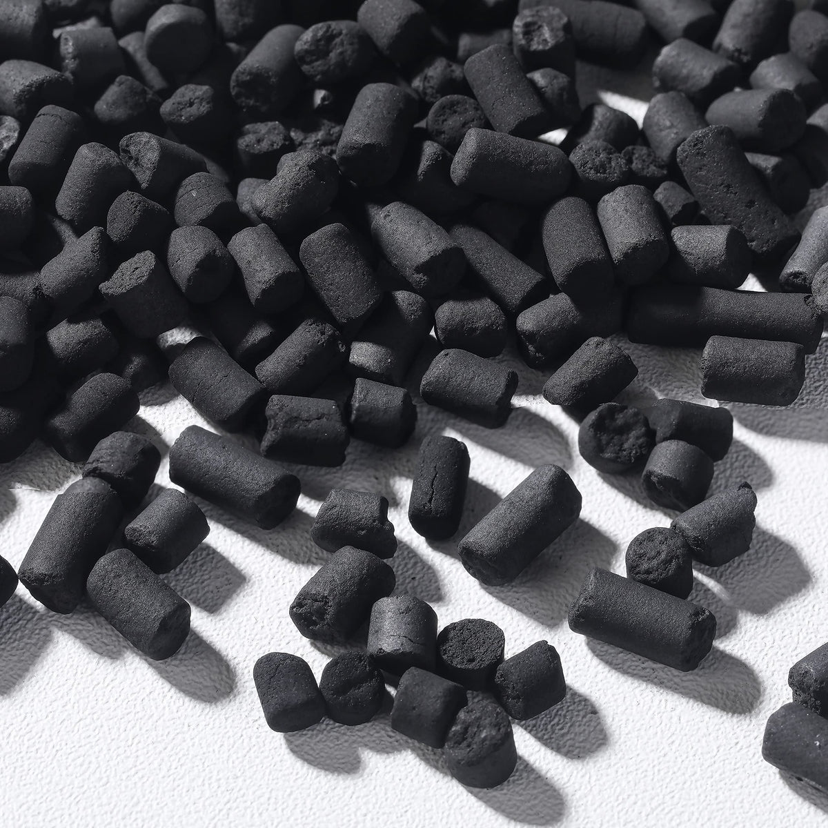 Minxue bamboo charcoal pellets in mesh bag for aquarium filtration and odor control