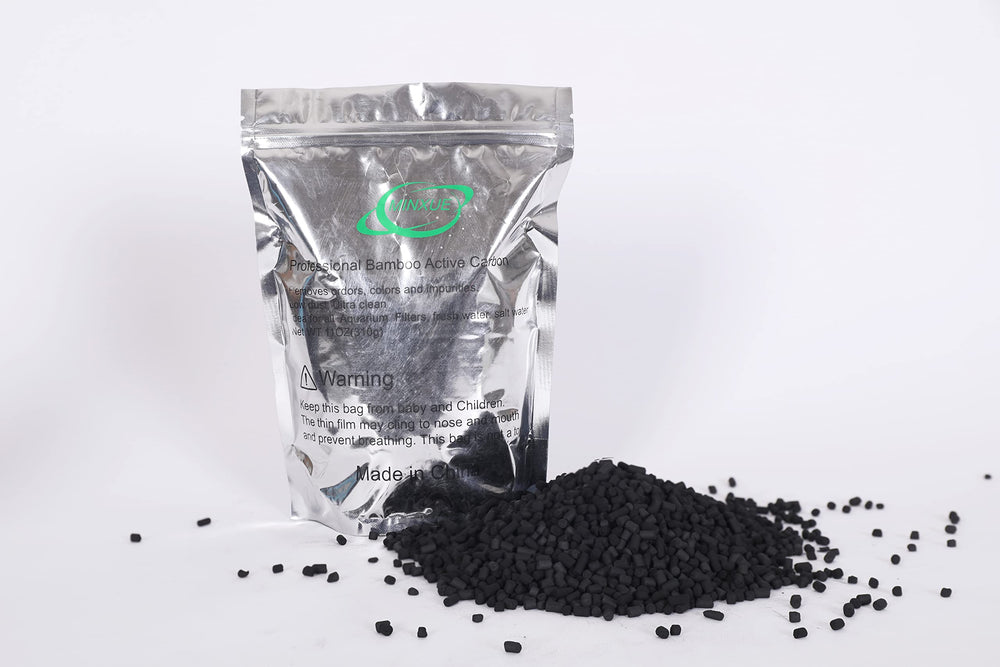 Minxue bamboo charcoal pellets used as versatile filter media for several uses