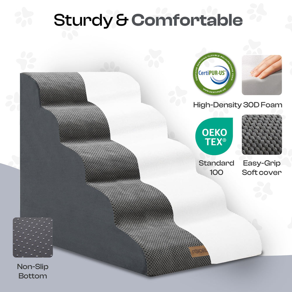 Miorun foam closeup shows high-density 30D foam durability.