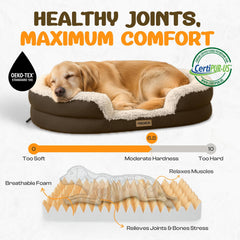 Miorun egg-crate foam base distributes weight for even support during naps