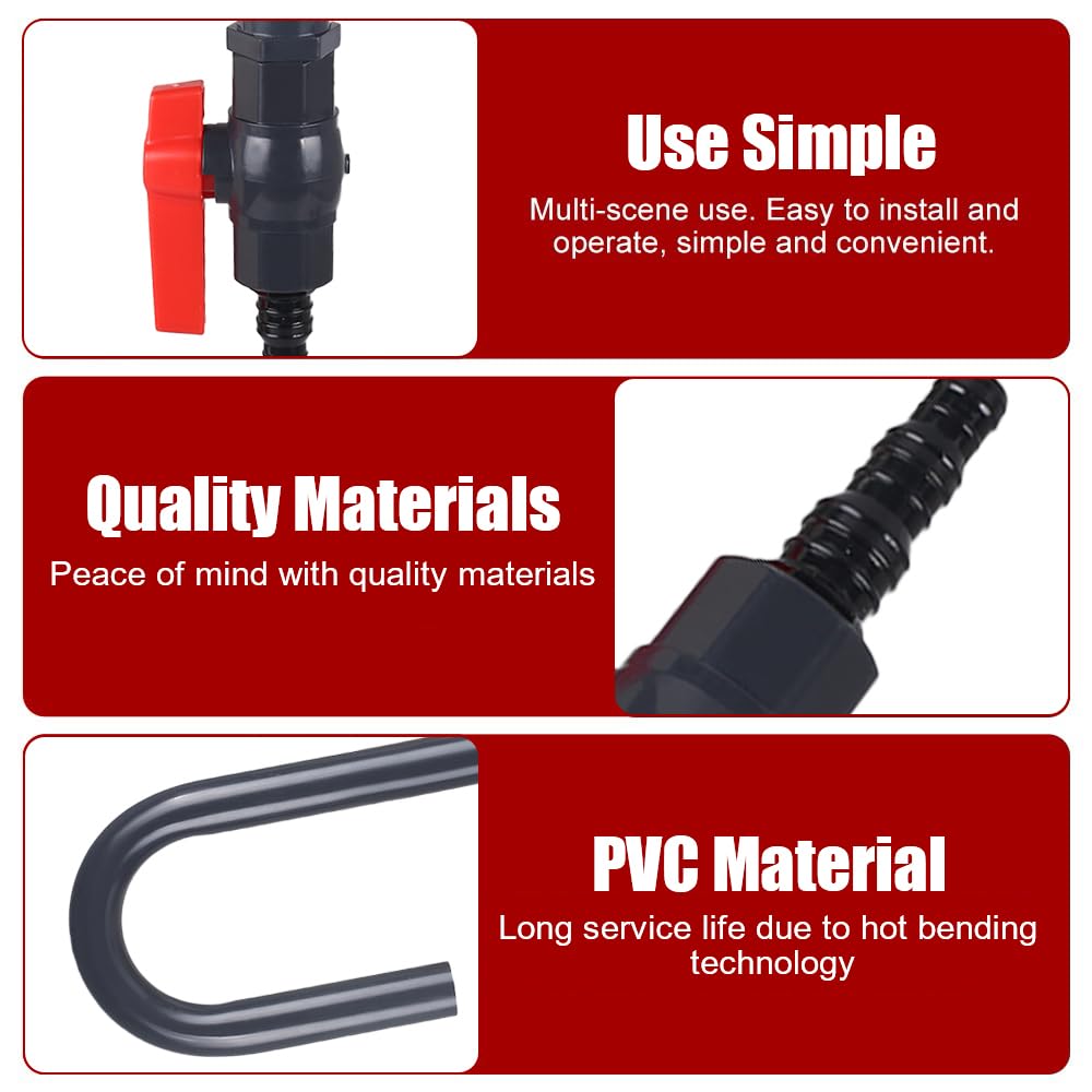 MiOYOOW water changer flow-switch enables adjustable water speed.