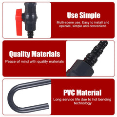 MiOYOOW water changer flow-switch enables adjustable water speed.