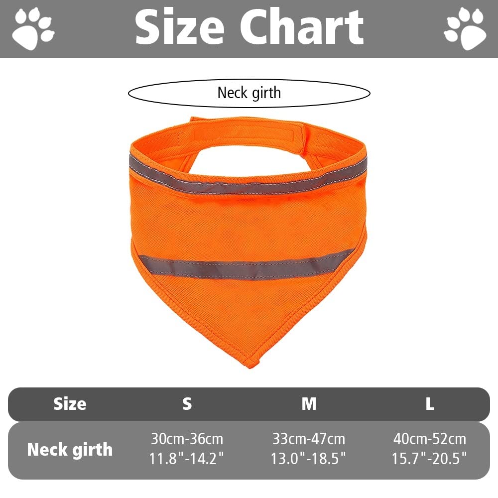 MiOYOOW dog bandana adjustable neck for a snug fit.