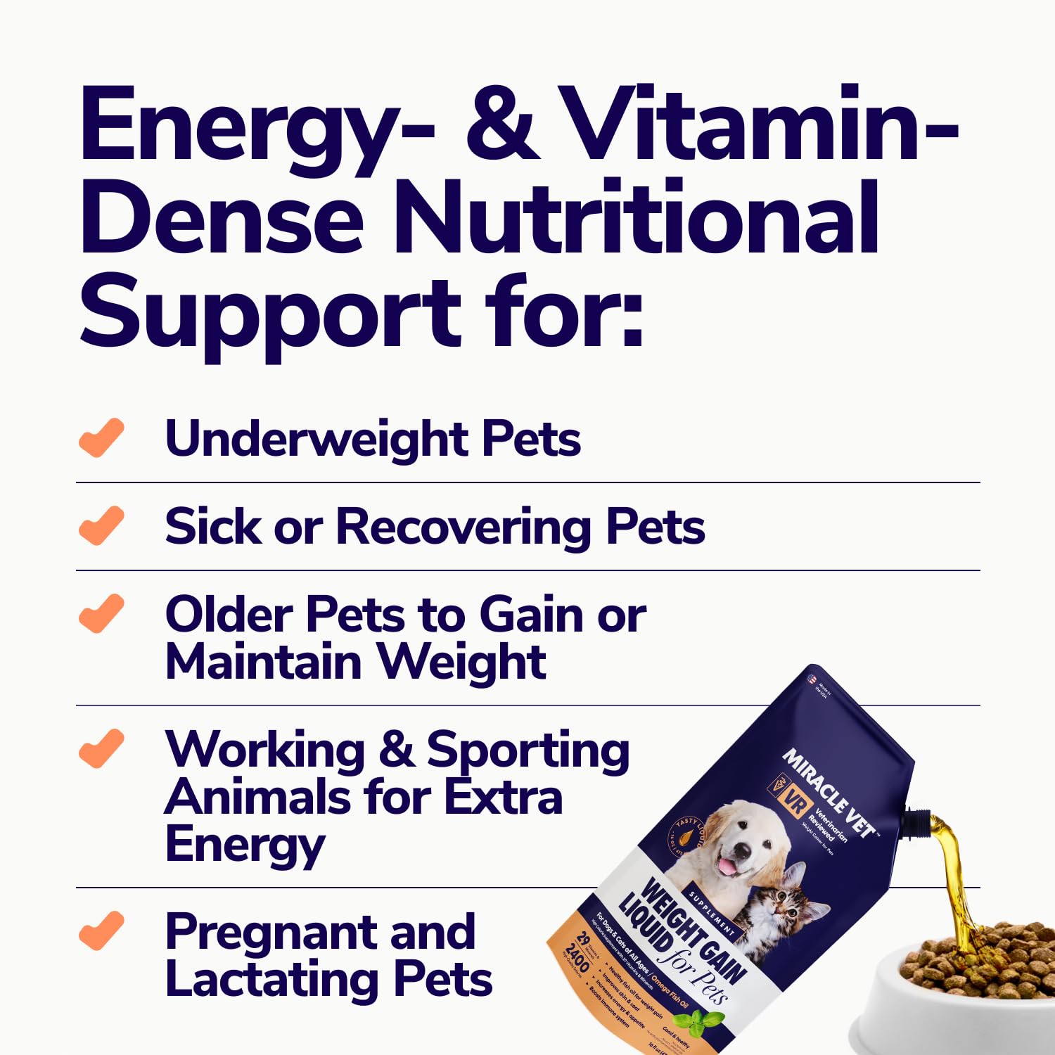 Miracle Vet omega-3 fish oil bottle highlights skin, coat and heart support