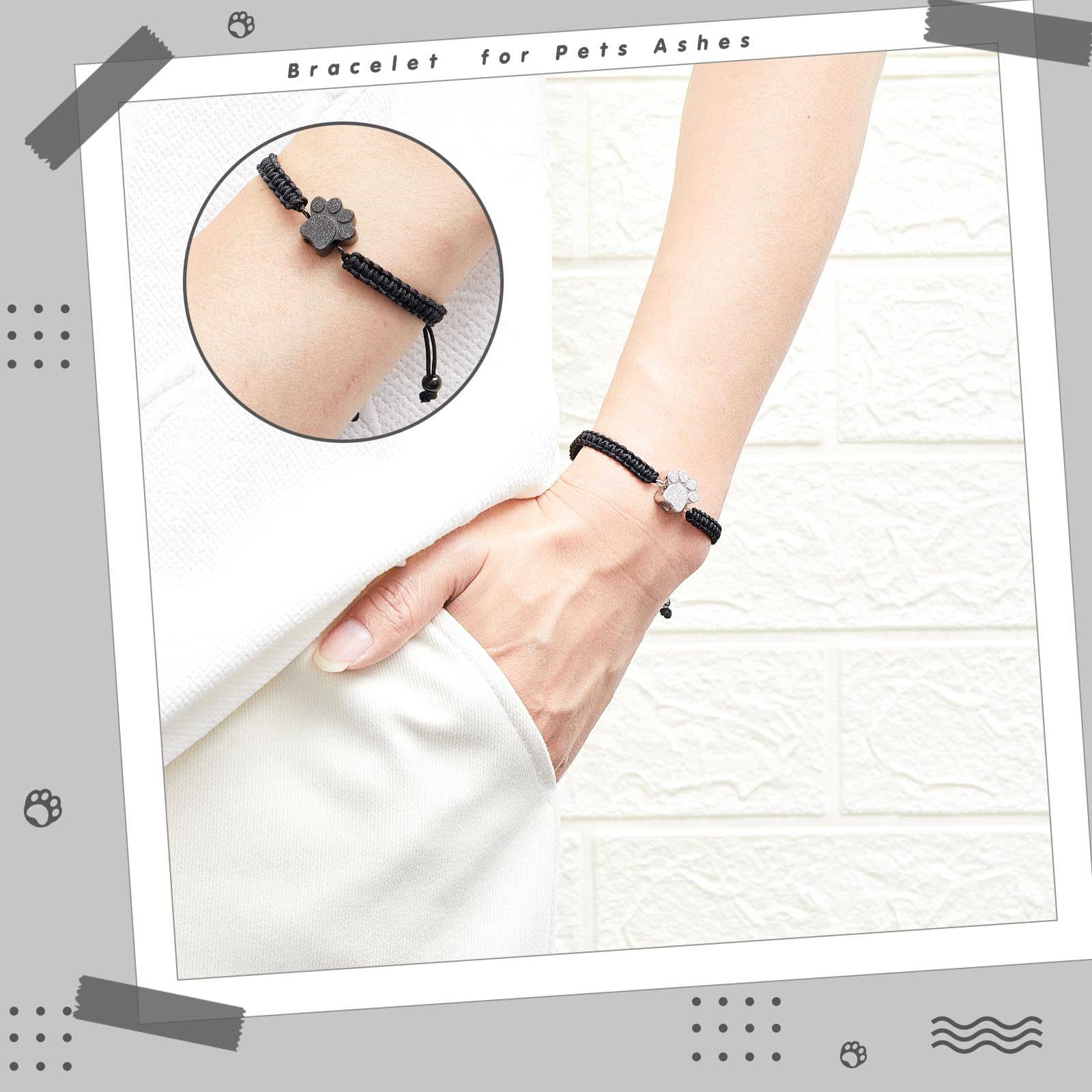 Misdary adjustable bracelet wrist-fit demonstrating comfortable daily wear