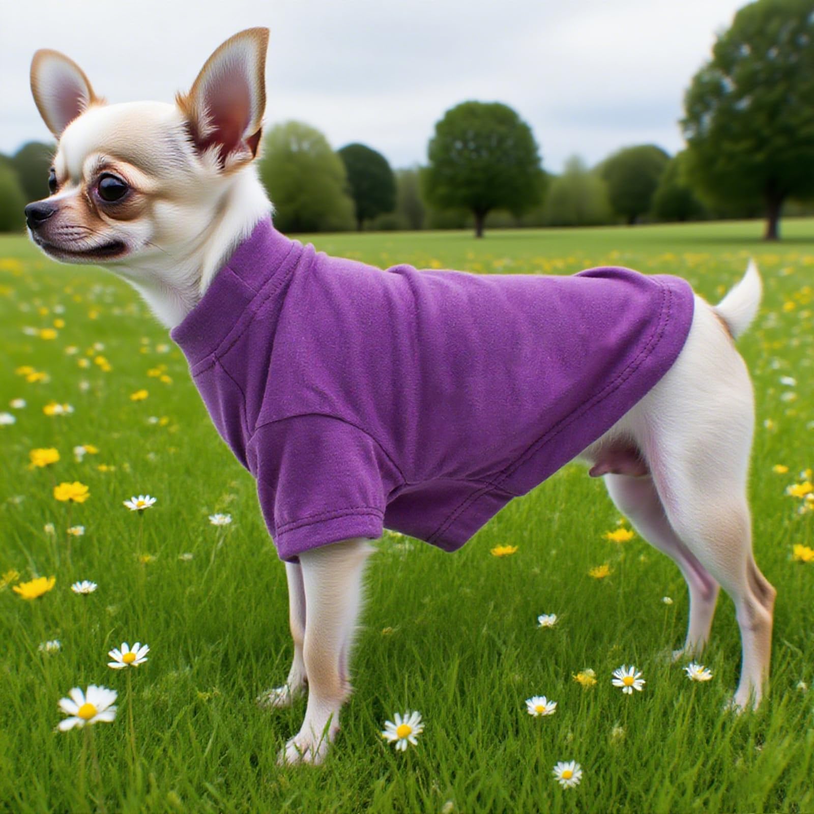 MISS PET French Bulldog shirt soft breathable fabric keeps dogs comfy on walks