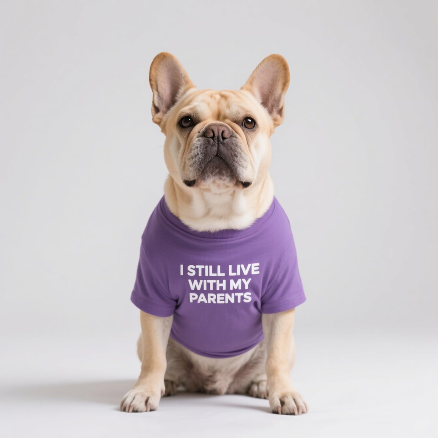 MISS PET French Bulldog shirt warm comfort fabric for cozy evenings