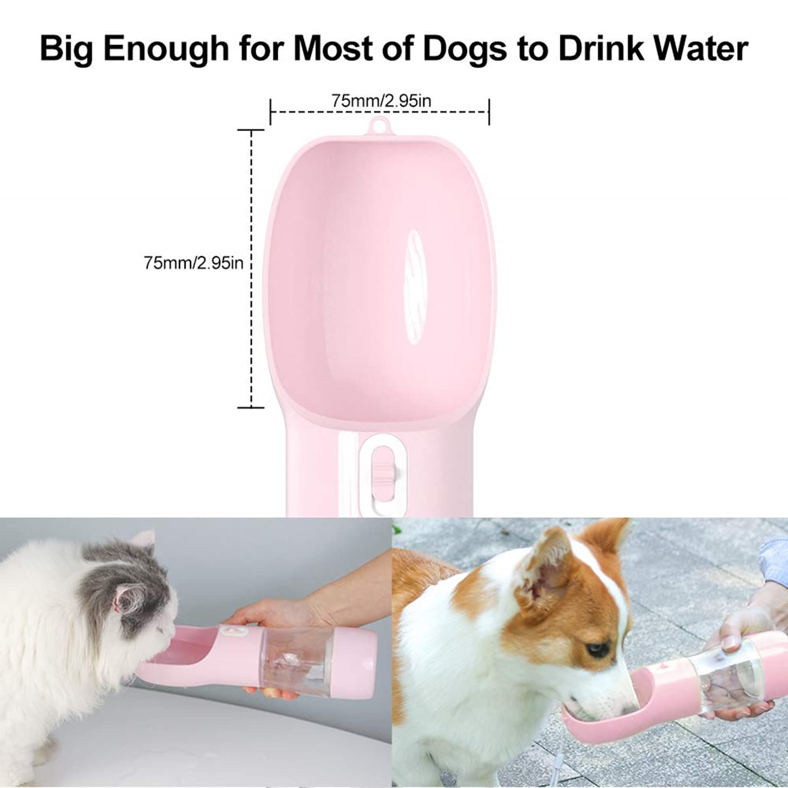 Misthis water bottle button operation allows one handed water release