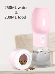 Misthis dog water bottle food container handy for adventures