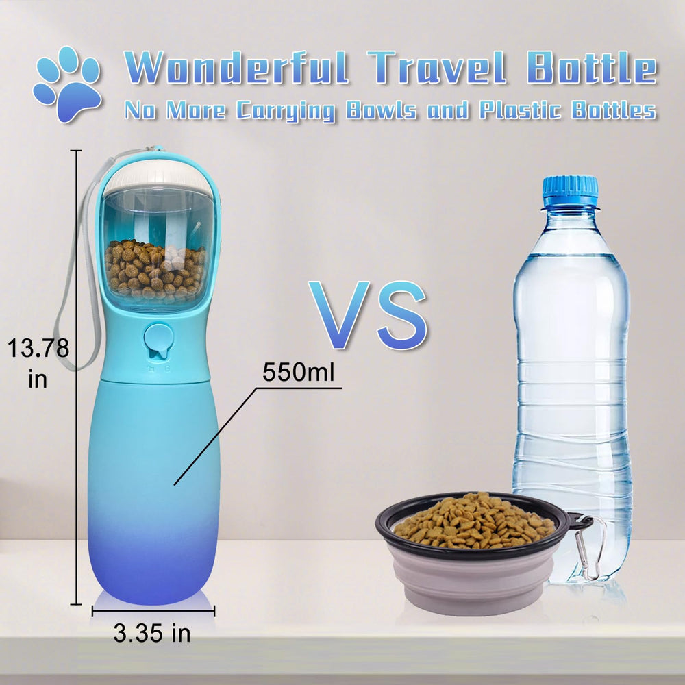 MITOCAPY dog food container removable for snacks on the go