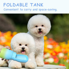 MITOCAPY dog travel water bottle button operation offers quick sip on walks