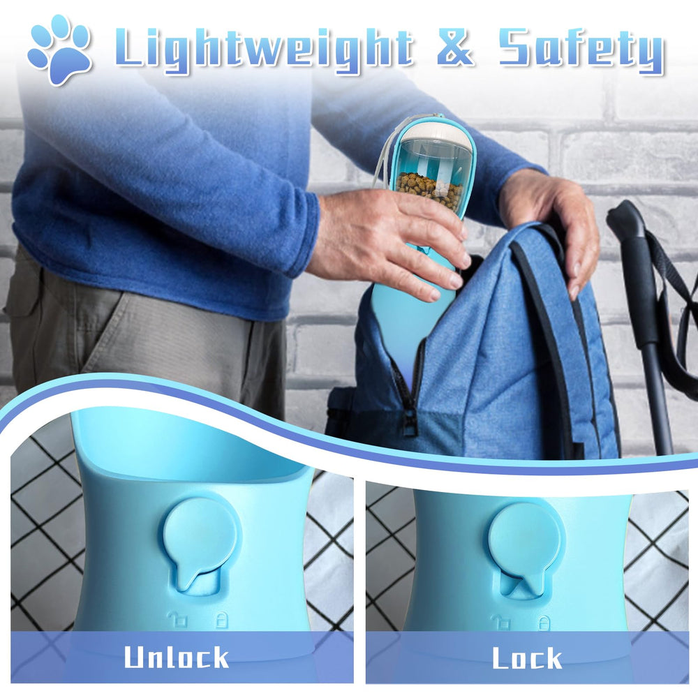 MITOCAPY water bottle leak-proof seal prevents spills during walks