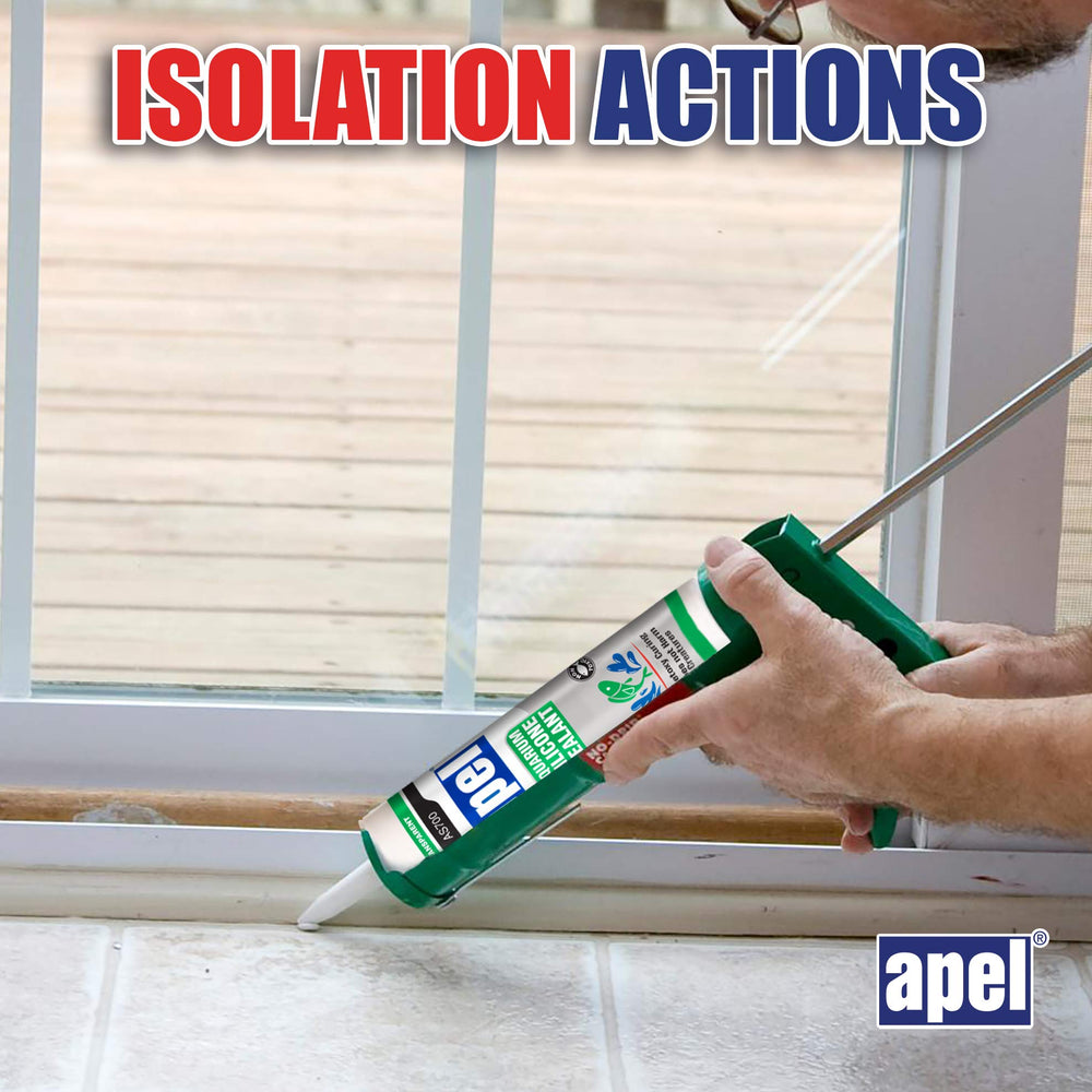 Mitreapel Aquarium Sealant application close-up shows easy seam sealing.