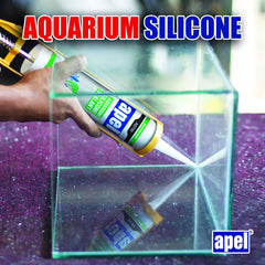 Mitreapel Aquarium Sealant strong bond on glass joints demonstrated.