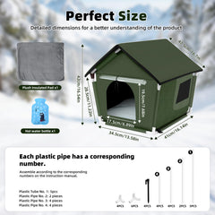 Mittimiya cat house interior features a built-in sponge and detachable mat for comfort.