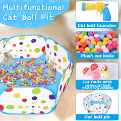 Mity Rain ball pit balls included, ready for immediate self-play and exploration.