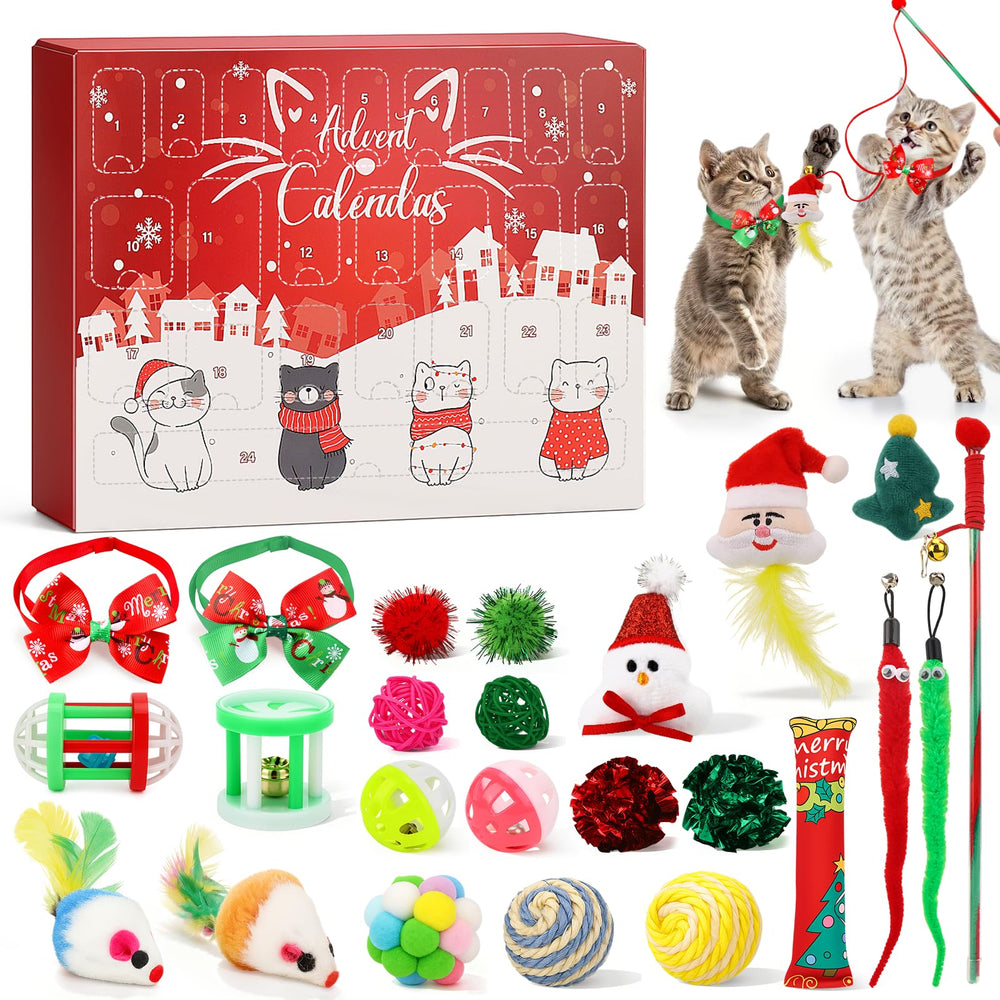 Mity rain Cat Advent Calendar 2025 day 1 bowie toy fuels festive playtime