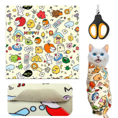 Mity Rain cat wrap with nail clipper for calm nail trimming and grooming