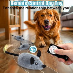 Mity rain dog mouse toy gray squeaky sound highlights realistic stimulation during play