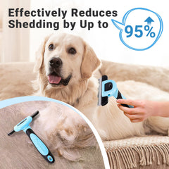 MIU COLOR grooming brush detachable head shown for easy cleaning and quick swap.