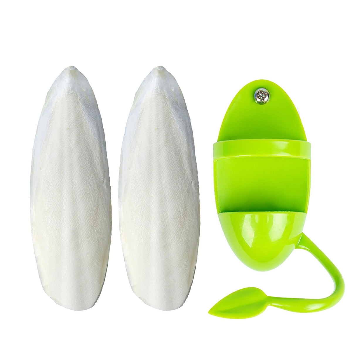 Mivofun natural cuttlebone 5.5 inch provides natural calcium for parrots and finches.