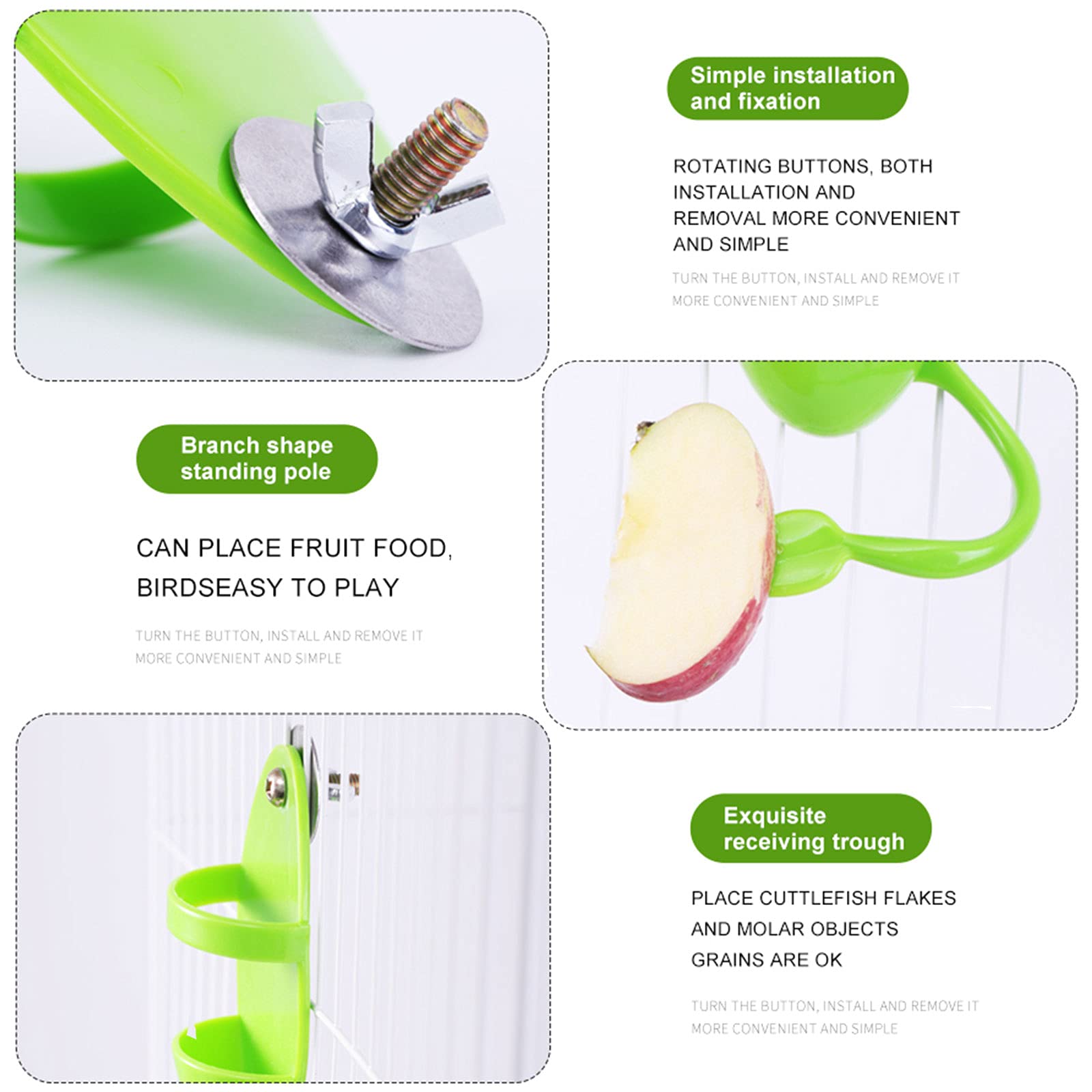 Mivofun packaging shows two cuttlebones and one holder, fresh and protected.
