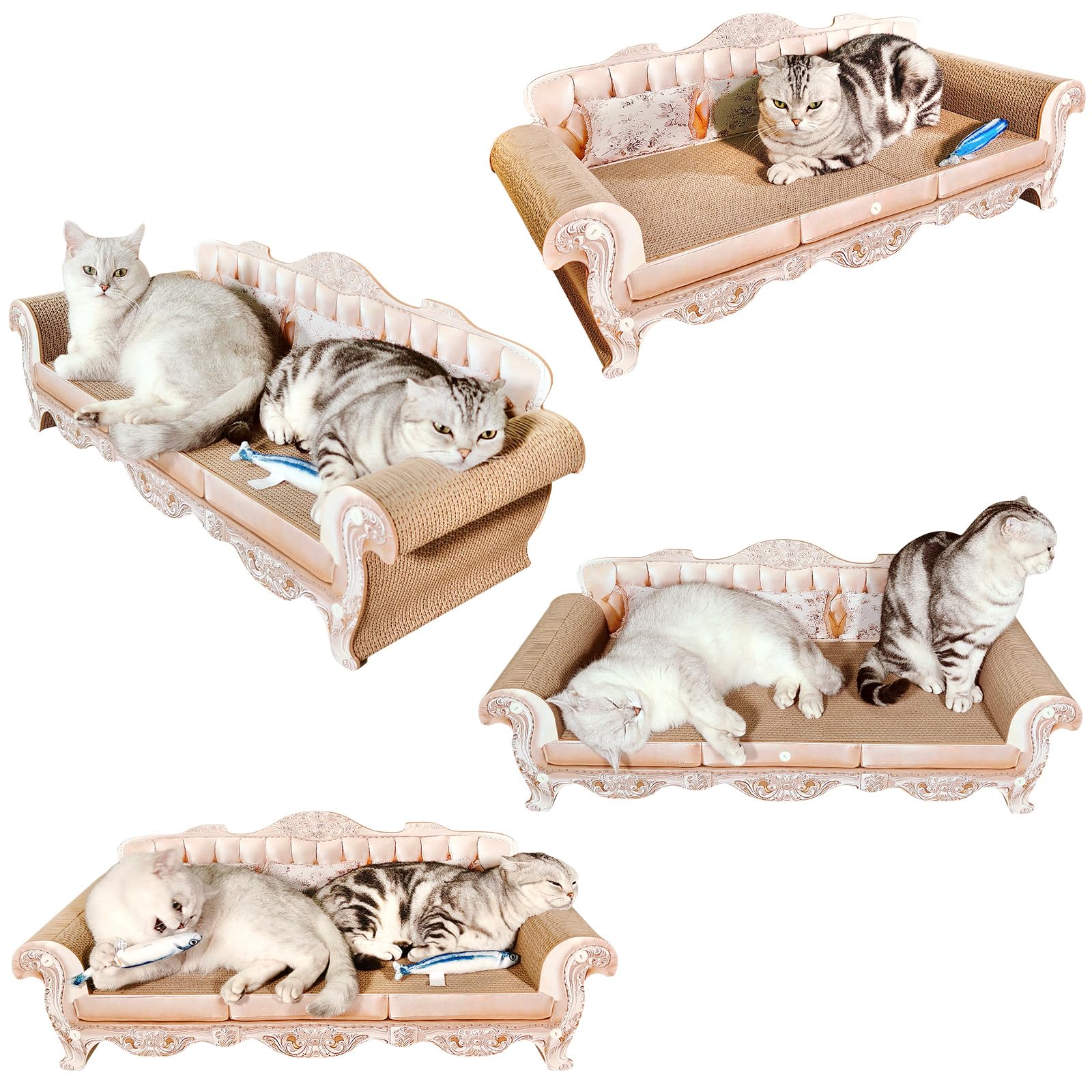 Miwoowim corrugated cardboard close-up—durable scratch surface for daily use.